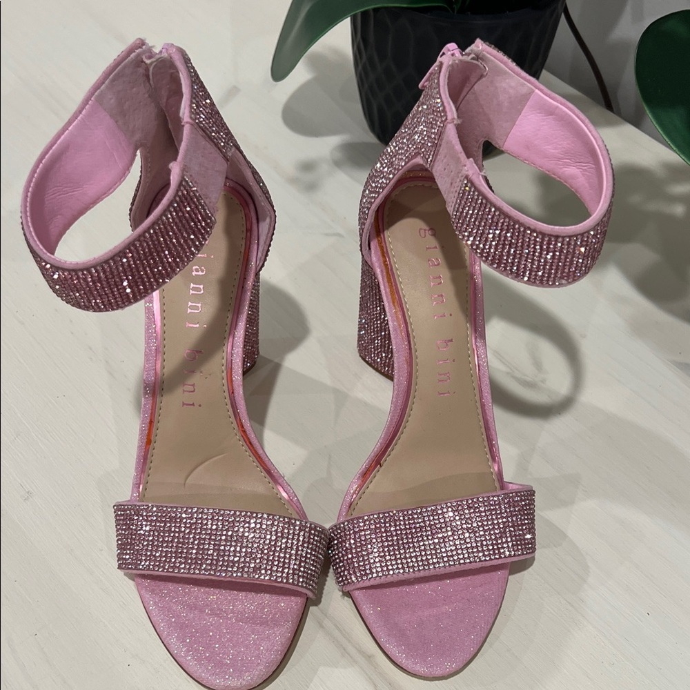 Gianni Bini Sparkling Pink Heels